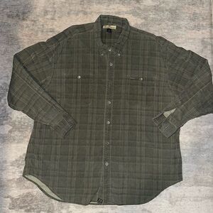 Tommy Bahama Green Shirt XXL Silk/Cotton